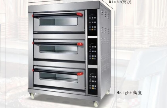 Oven Elektrik Uap Komersial Roti Pizza Kue Bulan Suhu Tinggi