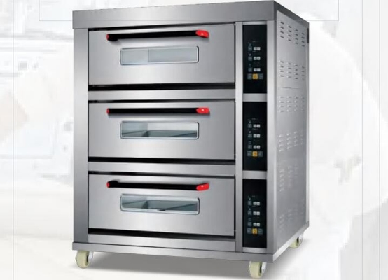 Pizza Bread Steam Electric Oven 380V Kue Bulan Cerdas Suhu Tinggi