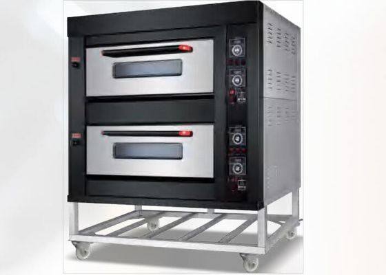 Gas Baking Oven Komersial 220V Black Titanium