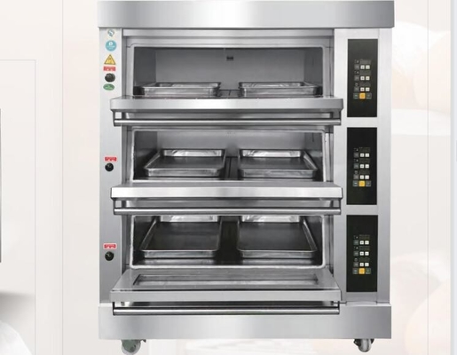 Toko Roti Kue Panggang Pizza Oven 0.8mm Kepadatan Tinggi 870 * 630 * 225