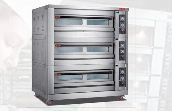 Baking Komersial Oven Gas Listrik Tipe Mewah 380V