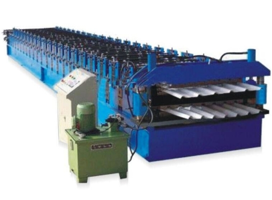 Mesin Pembentuk Panel Atap Double Layer Double Layer Tile Pressing