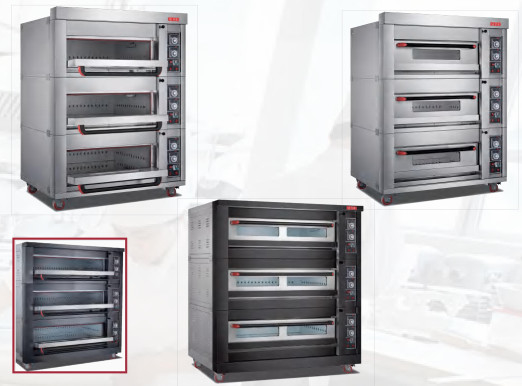 Oven Listrik Kue Roti Mewah 380V Gas 220V