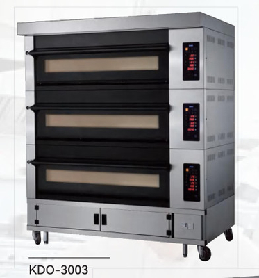 Europe Bakery Oven Peralatan Multifungsi Memanggang Roti Memasak Pizza 380V