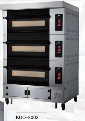 Europe Bakery Oven Peralatan Multifungsi Memanggang Roti Memasak Pizza 380V