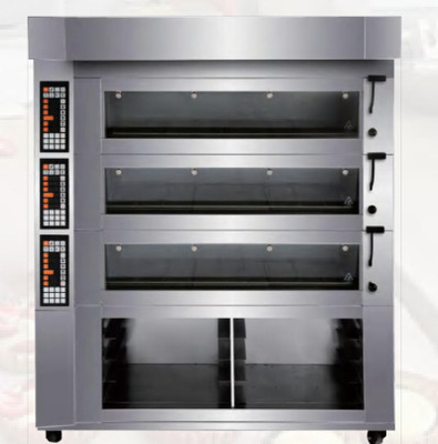 Europe Bakery Oven Peralatan Multifungsi Memanggang Roti Memasak Pizza 380V