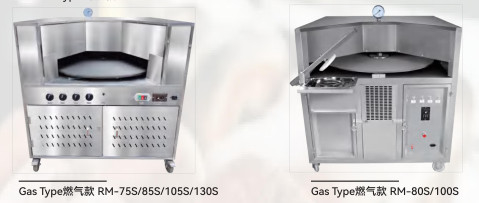 Pita Oven Listrik Meja Putar Gas Alam 220v Stainless Steel