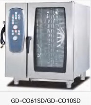Combi Oven Menggabungkan Baking Steamer Dalam 4 Lapis Multifungsi 9kW