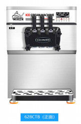 Mesin Es Krim Tinggi Disesuaikan 360 ° Roda Universal Bergerak 220v 110v 60hz