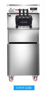 Mesin Es Krim Tinggi Disesuaikan 360 ° Roda Universal Bergerak 220v 110v 60hz