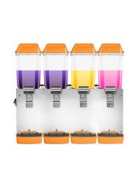 16l Kapasitas Besar Hopper Food Pvc Cylinder Stainless Steel Handle Juice Dispenser 110V