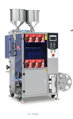 Mesin Pengemas PLC Pewarna Rambut Tidak Teratur 220v 60hz 11kw Yh - Ys320 Ys820