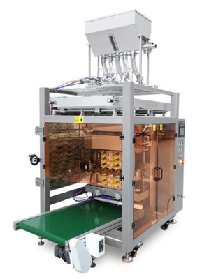 Mesin Pengemas Cairan Penyegel 60HZ 4.5KW Y1880 Multi Baris Empat Sisi