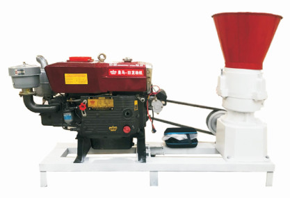 Mesin Pembuat Pelet Pakan Diesel Unggas Kuat Dan Stabil 8 - 22hp Flat Die 380V