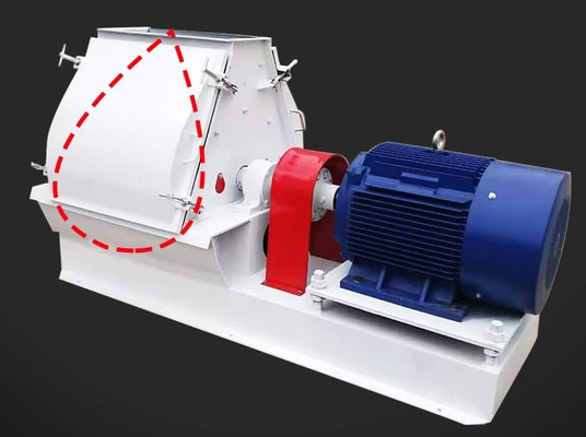 Integral Base Water Drop Hammer Mill 100kw Shrength Struktural Tinggi SS304