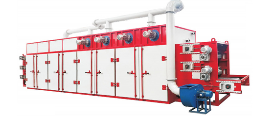 Lm-Hg80-300 Pengering Horisontal Listrik Biaya Pengeringan Rendah 380V 5.5kw