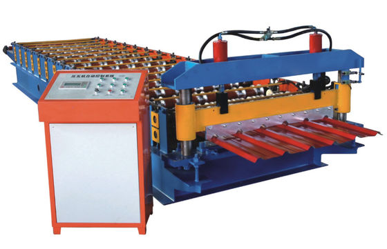 CE 860 Metal Roof Roll Forming Machine Pemotongan Profil Hidrolik