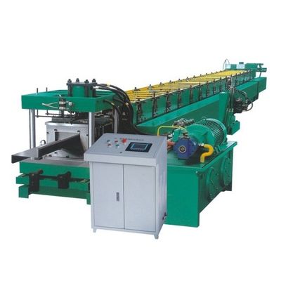 Blue Z Purlin Roll Forming Machine 10m / mnt Untuk Baja Warna