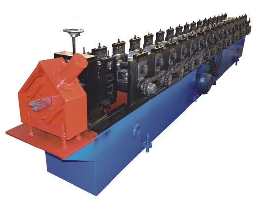 20m / mnt Kusen Pintu Mesin Roll Forming CE Untuk Pelat Baja Berwarna