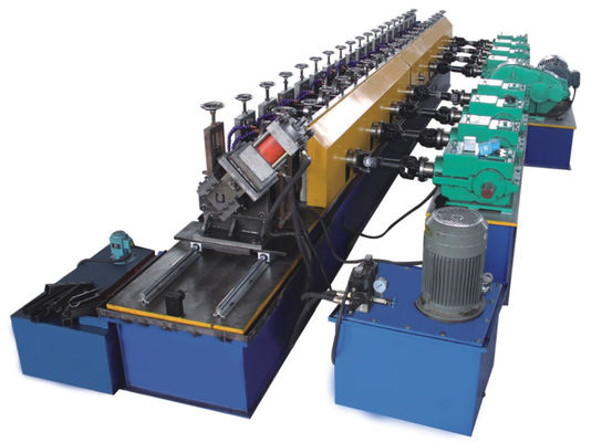 5T Cable Tray Roll Forming Machine 2m / mnt Untuk Pendukung Fotovoltaik