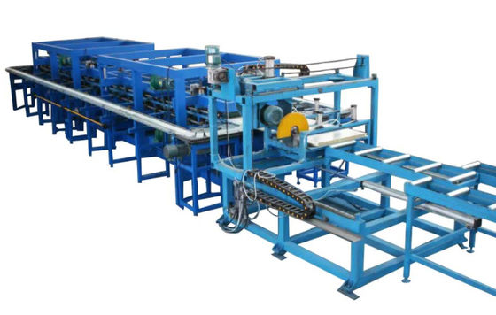 CE Sandwich Panel Roll Forming Machine 10m / mnt Untuk Genteng