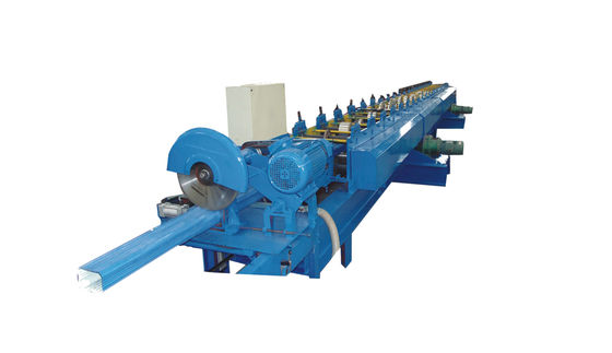 12m / mnt Downspout Pipe Roll Forming Machine CE Quenched Steel
