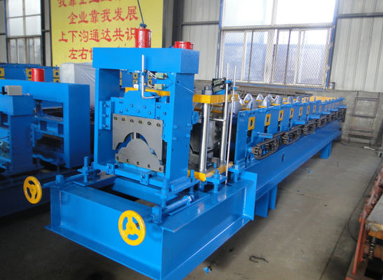 CE Ridge Cap Roll Forming Machine Cr12 Pemotongan Hidrolik