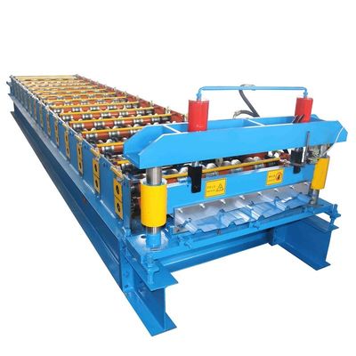 1000 Color Steel Roll Forming Machine Pembuatan Panel Aluminium 3KW