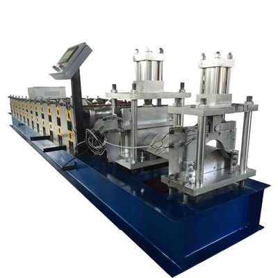 Galvanized Ridge Cap Roll Forming Machine 5.5KW 10m / mnt