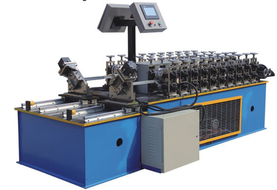 U Track Keel Roll Forming Machine 4KW Baja Ringan Garis Ganda