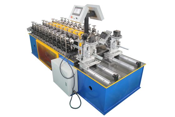 U Track Keel Roll Forming Machine 4KW Baja Ringan Garis Ganda