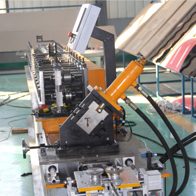 T Bar Keel Roll Forming Machine 8m / mnt 15 Stasiun Roller