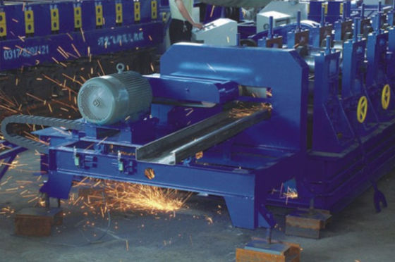 15KW CZ Purlin Roll Forming Machine 20m / mnt 16 Langkah