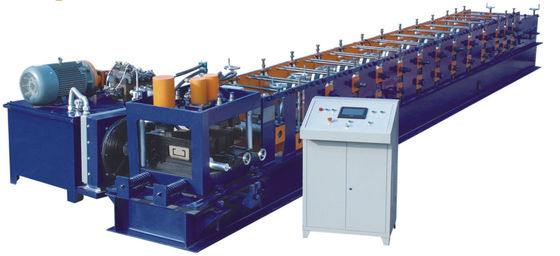 Hidrolik CZ Purlin Roll Forming Machine 5T Double Heads Decoiler