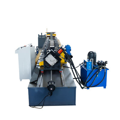 7.5KW C Purlin Roll Forming Machine C Channel Hidrolik Punching