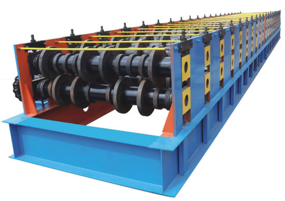 Mesin Roll Forming Baja Warna Cr12 Biru Untuk Papan Perlindungan