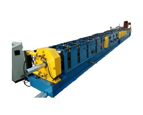 Downspout Gutter Roll Forming Machine Transmisi Rantai 15m / mnt