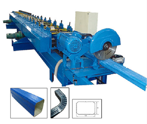 Mesin Roll Forming Pipa Bulat 3.5T 6m / mnt 18 Berdiri