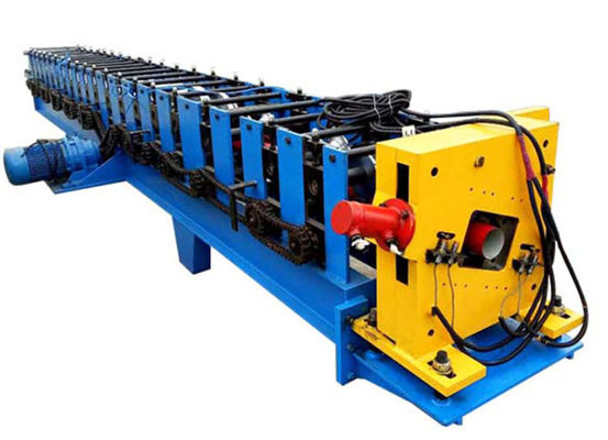 Mesin Roll Forming Pipa Bulat 3.5T 6m / mnt 18 Berdiri