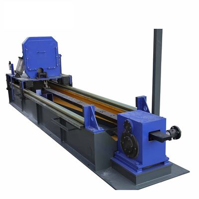 Welded Down Pipe Roll Forming Machine 10m / mnt Cr12 Cutting