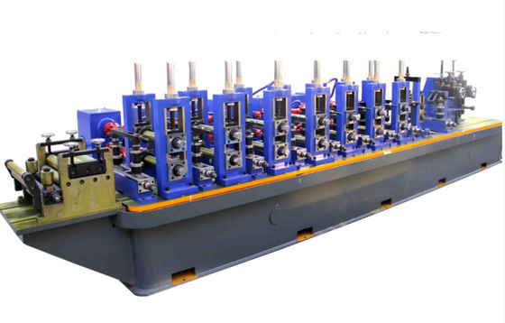Welded Down Pipe Roll Forming Machine 10m / mnt Cr12 Cutting