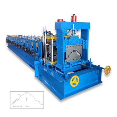 50Hz Metal Roof Ridge Cap Roll Forming Machine Cr12