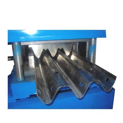 Mesin Roll Forming Panel Logam Untuk Rel Penjaga 12m / mnt