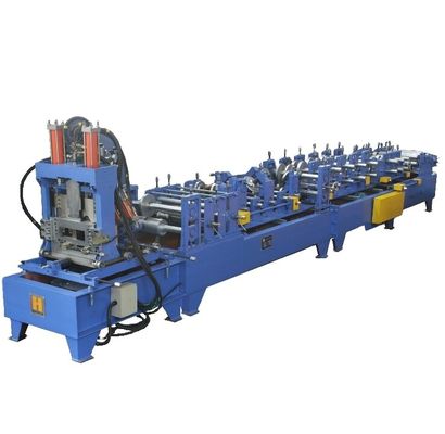 Mesin Roll Forming CZ Purlin Kuning 15m / mnt Steel Tile