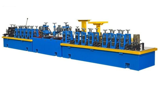 Mesin Pembuat Pipa Stainless Steel 11T Frekuensi Tinggi Dilas 50m / mnt