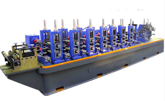 Mesin Pembuat Pipa Stainless Steel 11T Frekuensi Tinggi Dilas 50m / mnt