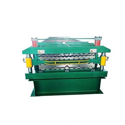 Mesin Roll Forming Baja Warna ISO 5T Untuk Panel Genteng Atap