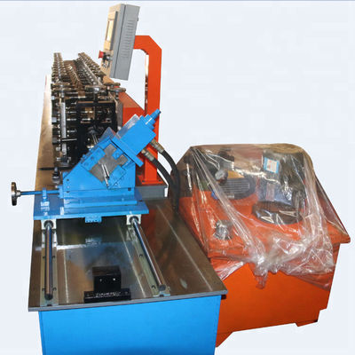 8m / mnt CE Stud Dan Track Roll Forming Machine T Grid Ceiling Bekas