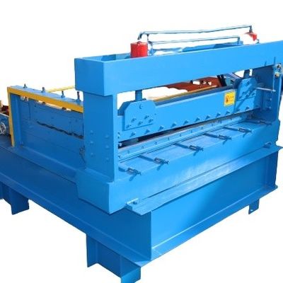 12m / mnt Mesin Roll Forming Baja Warna Dipotong ke Garis Panjang