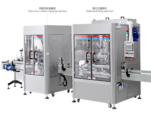 Saus Filling Packing Machine, SS316 Automatic Liquid Filling Capping Machine
